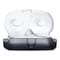 San Jamar Twin 9" Jumbo Tissue Dispenser, 19 x 5 1/4 x 12, Transparent Black Pearl R4000TBK - alternate 8